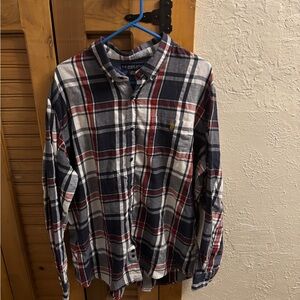 Men's US Polo Association plaid flannel shirt